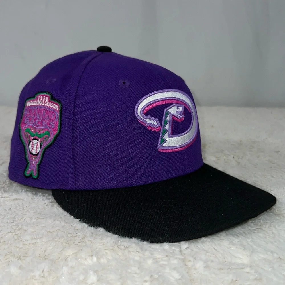 New Era Arizona Diamondbacks 7 5/8 Fitted Baseball Cap